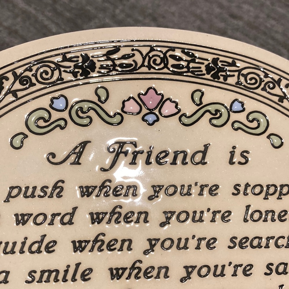 "Friend" message plaque - Picture 5 of 5